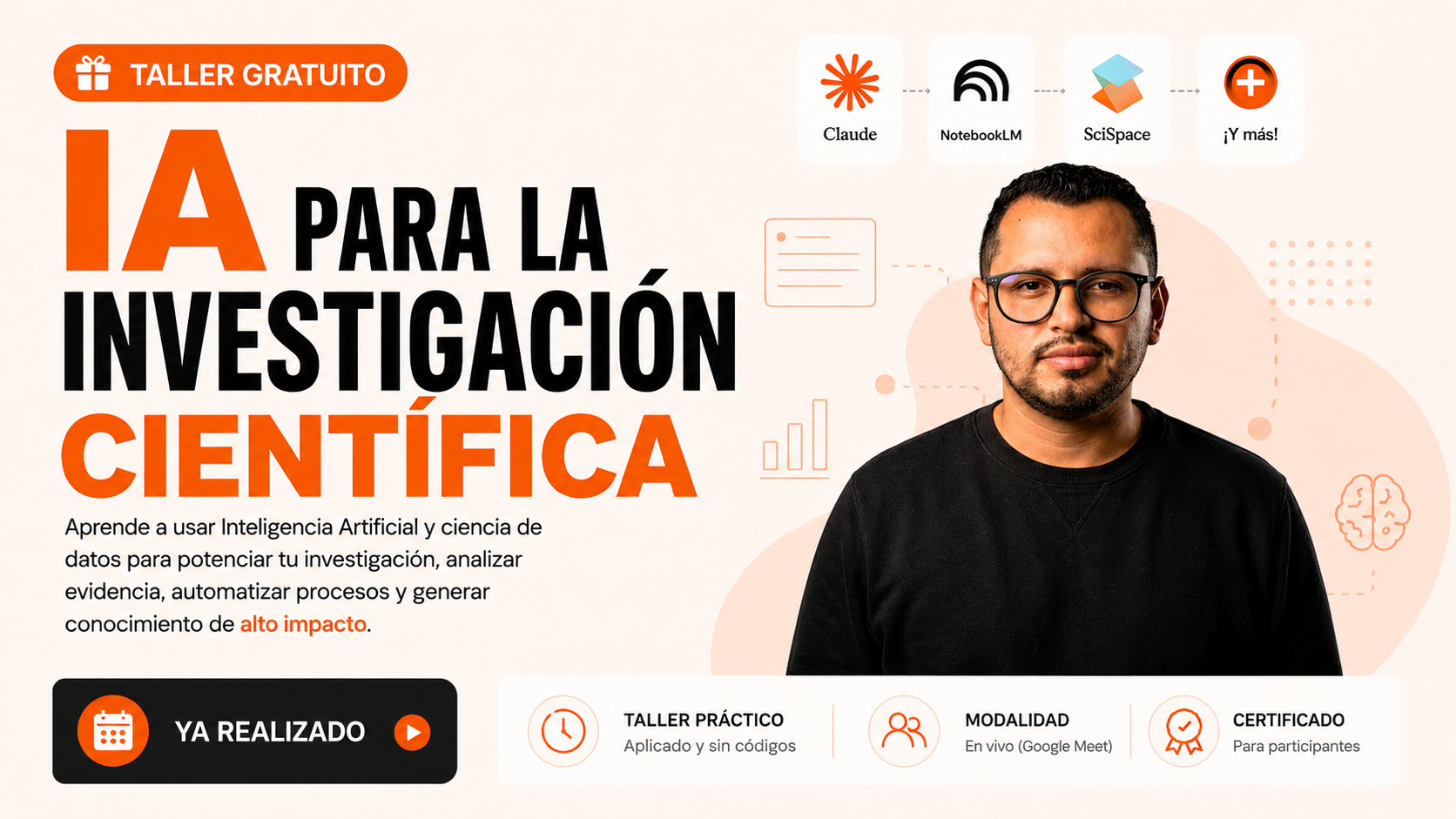 IA para la Investigación Científica · Taller Gratuito